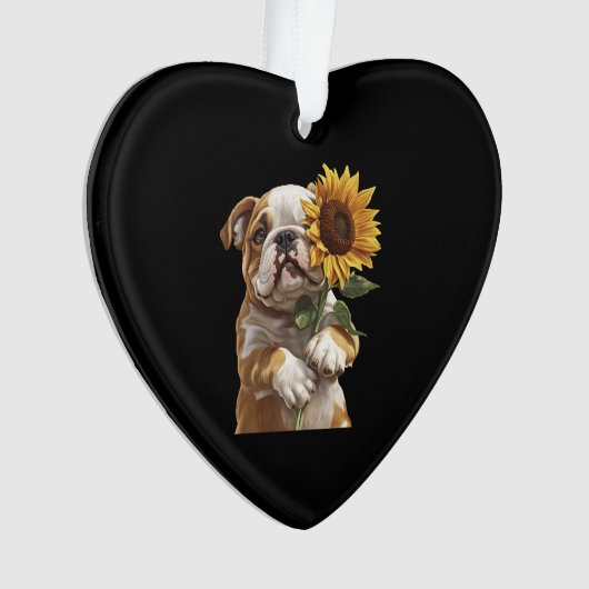 Bulldog  ornament (voorkant)