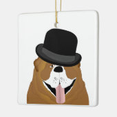 Bulldog Ornament (Links)