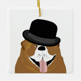 Bulldog Ornament