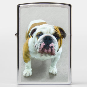 Bulldog Painting - Cute Original Dog Art