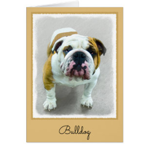 Bulldog Painting - Cute Original Dog Art