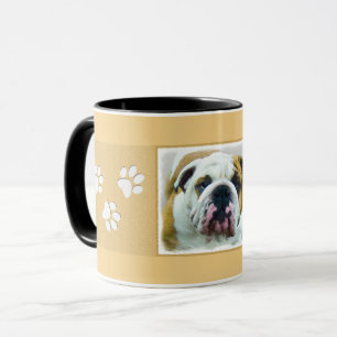 Bulldog Painting - Cute Original Dog Art Mok