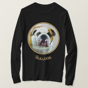 Bulldog Painting - Cute Original Dog Art T-shirt