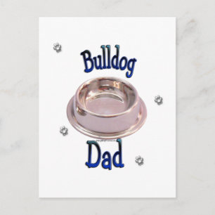 Bulldog Pap Briefkaart