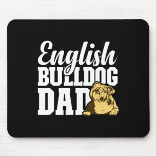 Bulldog Pap Hondenliefhebber Leuk Engels Bulldog O Muismat