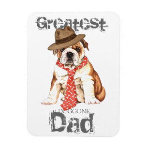 Bulldog Pap Magneet