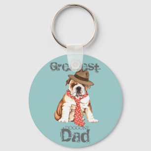 Bulldog Pap Sleutelhanger