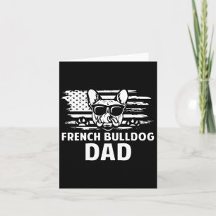 Bulldog papa franse lover cadeau hond eigenaar kaart