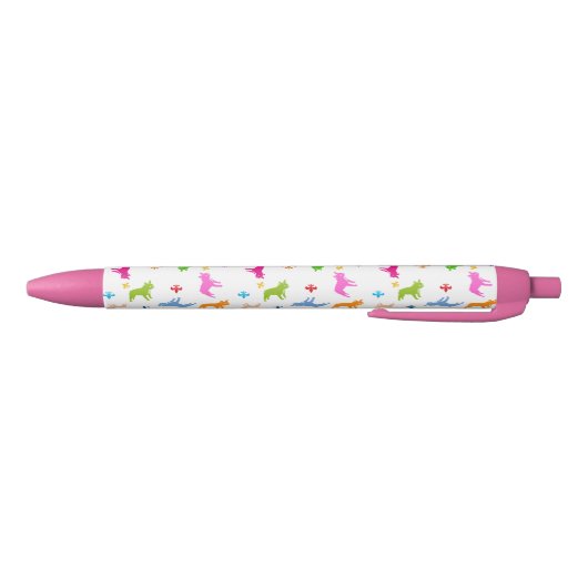 Bulldog Pattern Zwarte Inkt Pen (Bodem)
