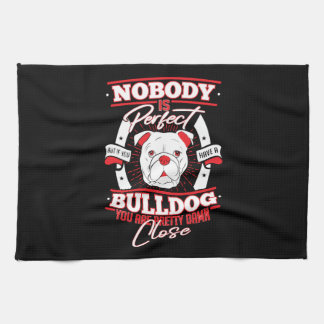 Bulldog Perfection Dog Love Theedoek