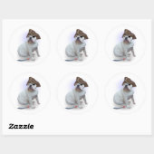 Bulldog Pirate Ronde Sticker (Vel)
