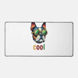 Bulldog Pop Art avec lunettes