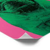 Bulldog Pop-Art Poster (Hoek)