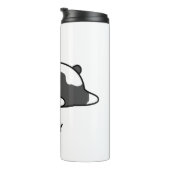 Bulldog print Thermal Tumbler Thermosbeker (Geroteerd rechts)