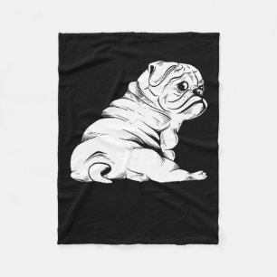 Bulldog - Puppy Eigenaar Hondenliefhebber Fleece Deken