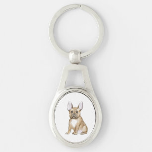 Bulldog puppy french sleutelhanger