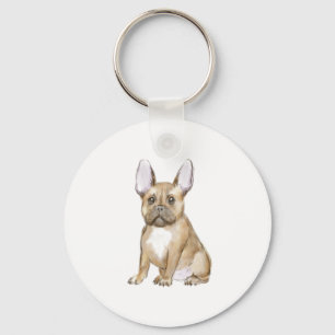 Bulldog puppy french sleutelhanger