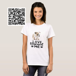 Bulldog Puppy Love redde me T-shirt