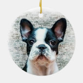 Bulldog puppy Ornament (Achterkant)