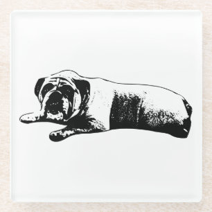 Bulldog Quiet Company Glazen Onderzetter