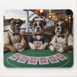 Bulldog Riverboat Gambler Mousepad Muismat