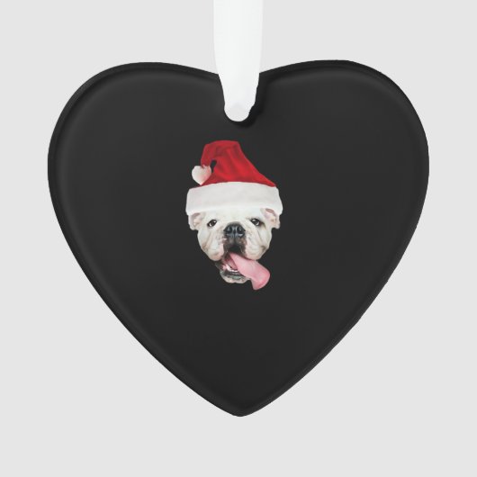 Bulldog Santa Essential T-Shirt (devant)