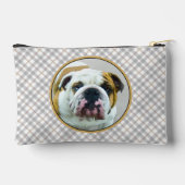 Bulldog Schilderen Rood en Wit Engels Pet Dog Art Etui (Achterkant)