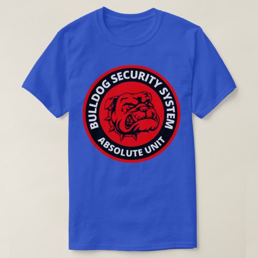 Bulldog Security System T-shirt (Design voorkant)