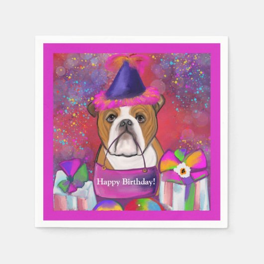 Bulldog       servet (Voorkant)