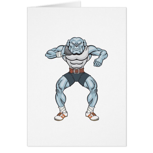 bulldog shotputter (Voorkant)