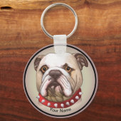 Bulldog Sleutelhanger (Voorkant)