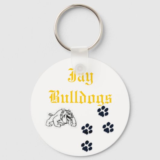 bulldog sleutelhanger (Voorkant)