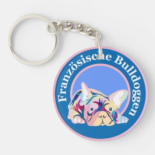 Bulldog sleutelhanger (Voorkant)