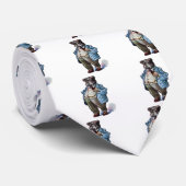 Bulldog Smoking Pipe Stropdas (Opgerold)