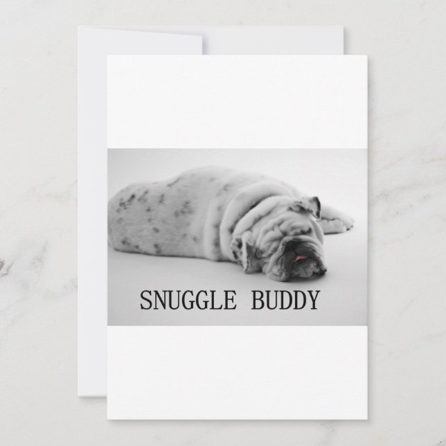 bulldog snuggle vriend (Voorkant)
