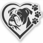 Bulldog Sticker (Voorkant)