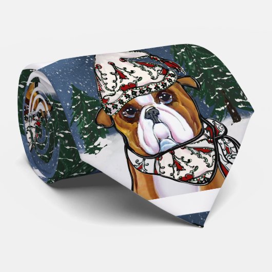 Bulldog Stropdas (Opgerold)