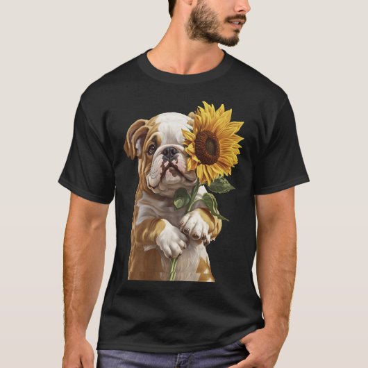 Bulldog  t-shirt (Voorkant)