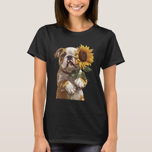 Bulldog  t-shirt (Voorkant)