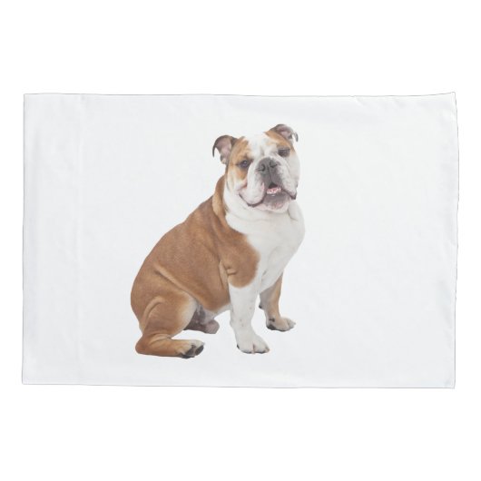 Bulldog tegen Wife Pillowcase Kussensloop (Achterkant)