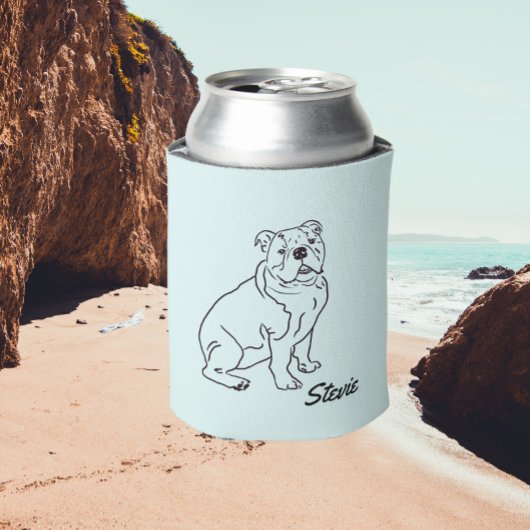 Bulldog tekening Koelbox Blikjeskoeler