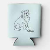 Bulldog tekening Koelbox Blikjeskoeler (Voorkant)