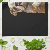 Bulldog  theedoek (Gevouwen)