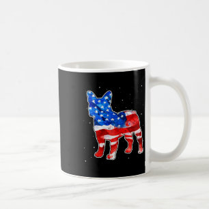 Bulldog Tie Dye Amerikaanse Vlag Patriottische 4 j Koffiemok