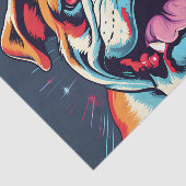  Bulldog Tissuepapier (Detail)