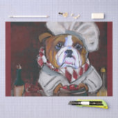 Bulldog  tissuepapier (Craft)