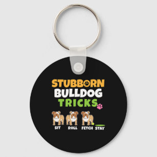 Bulldog Tricks I Hondenliefhebber I Fun Engels Bul Sleutelhanger