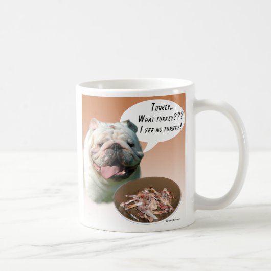 Bulldog Turkije Koffiemok (Rechts)