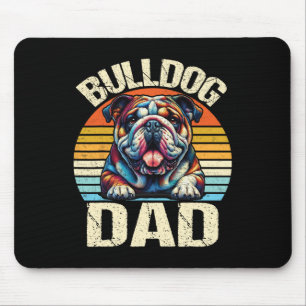 Bulldog vader Hondenliefhebbers papa Vaderdag Muismat