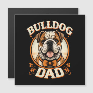 Bulldog Vader – Schattige Vintage Bulldog Vaderdag